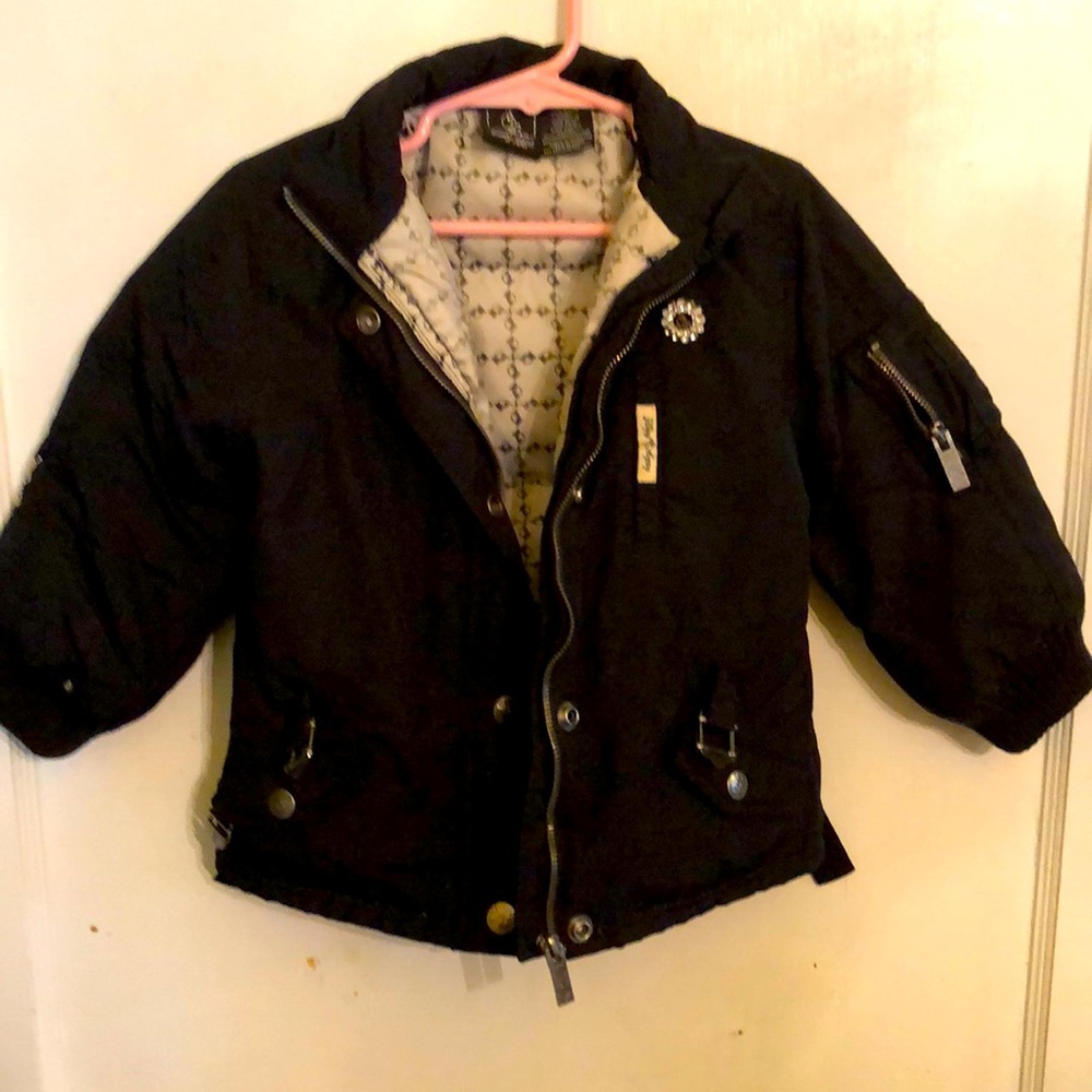 Black Baby Phat Girlz Black 3T Down Jacket for sale. Good price!